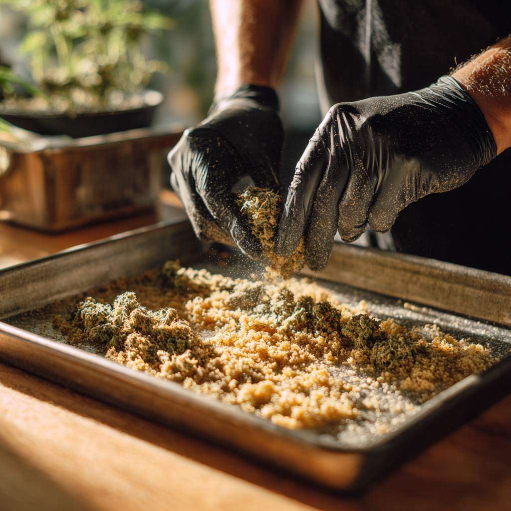 Décarboxylation du pollen