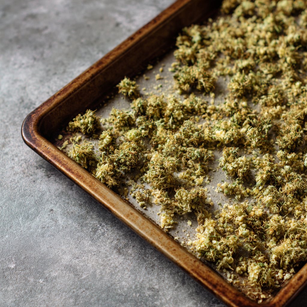 Décarboxylation des fleurs