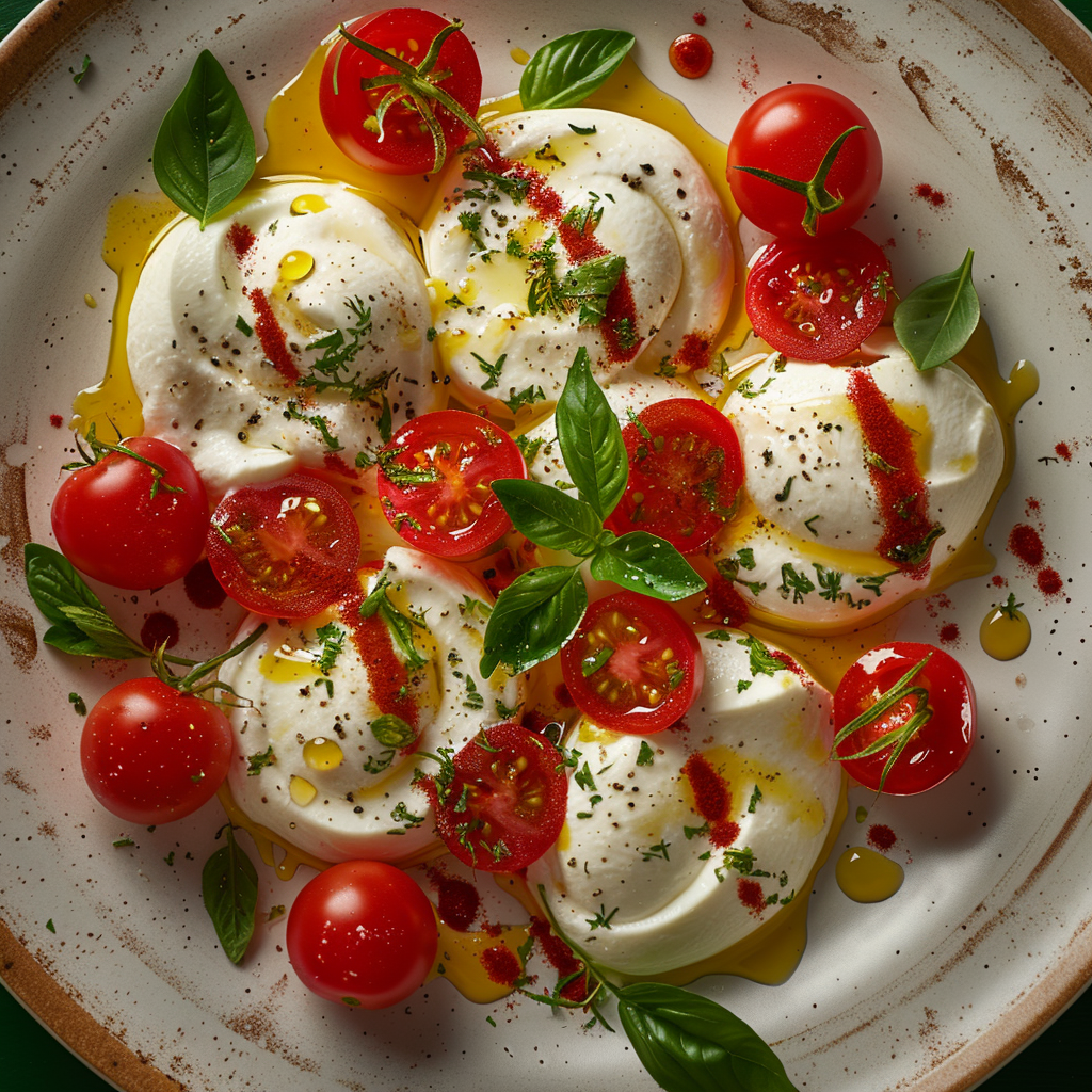 Tomates & crème de mozza