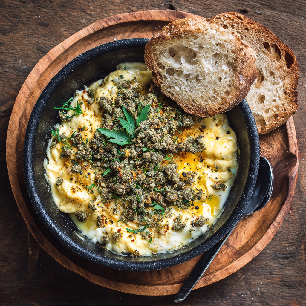 Les œufs brouillés