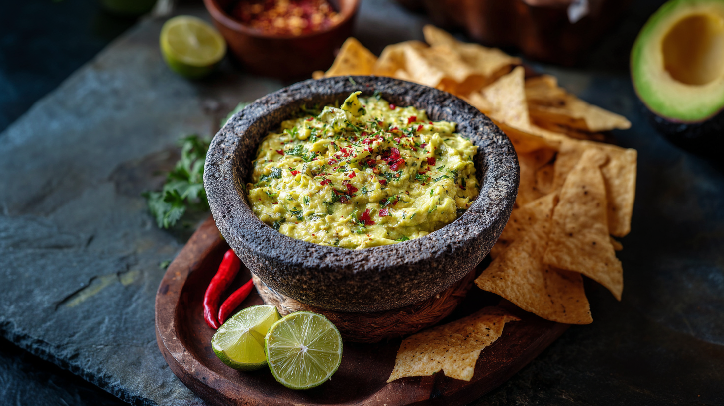 Guaccamole à l'huile de fleur